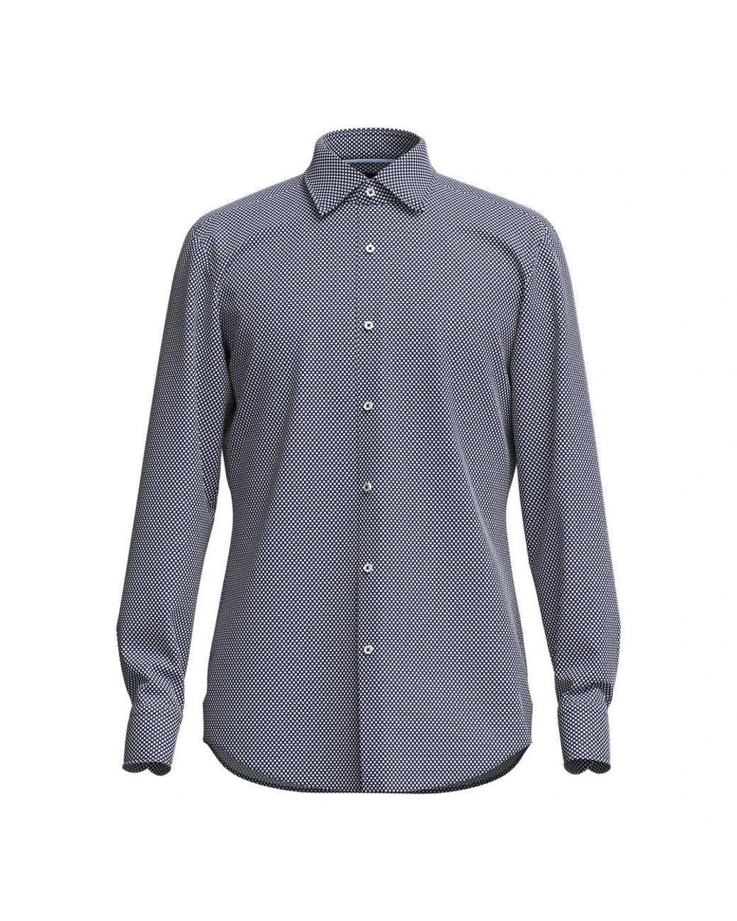 Boss Blue Casual Shirts for men
