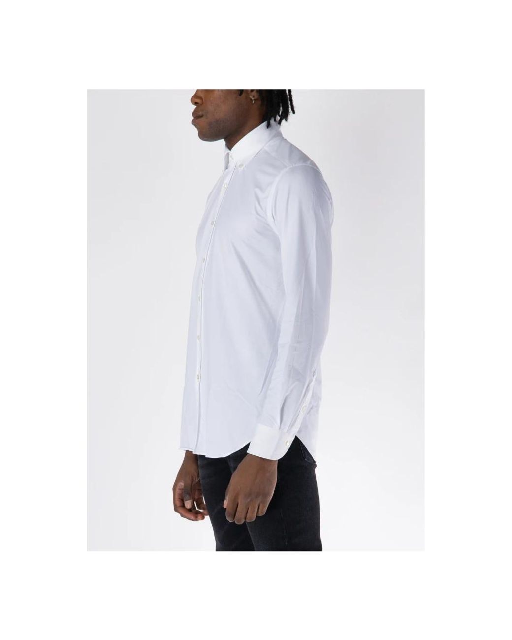 Xacus Button Down Hemd in White für Herren