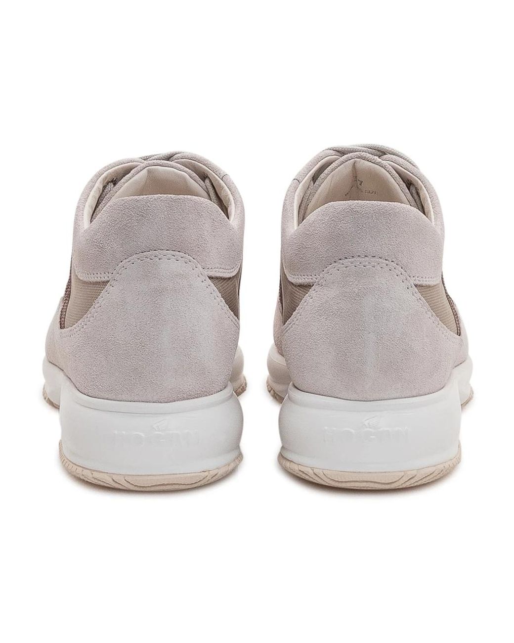 Hogan Gray Interactive Micro-Sequins Sneakers