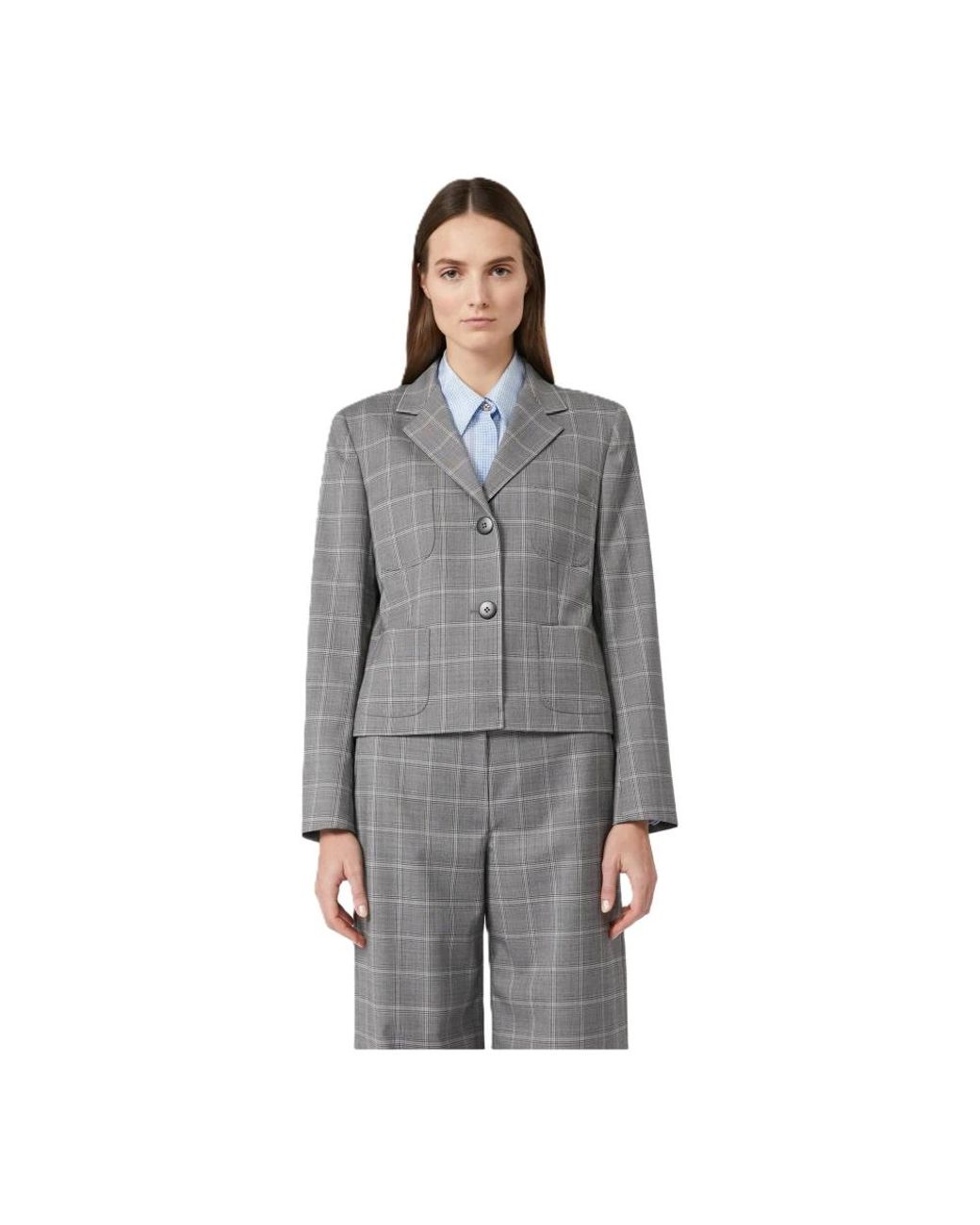 Max Mara Gray Blazers