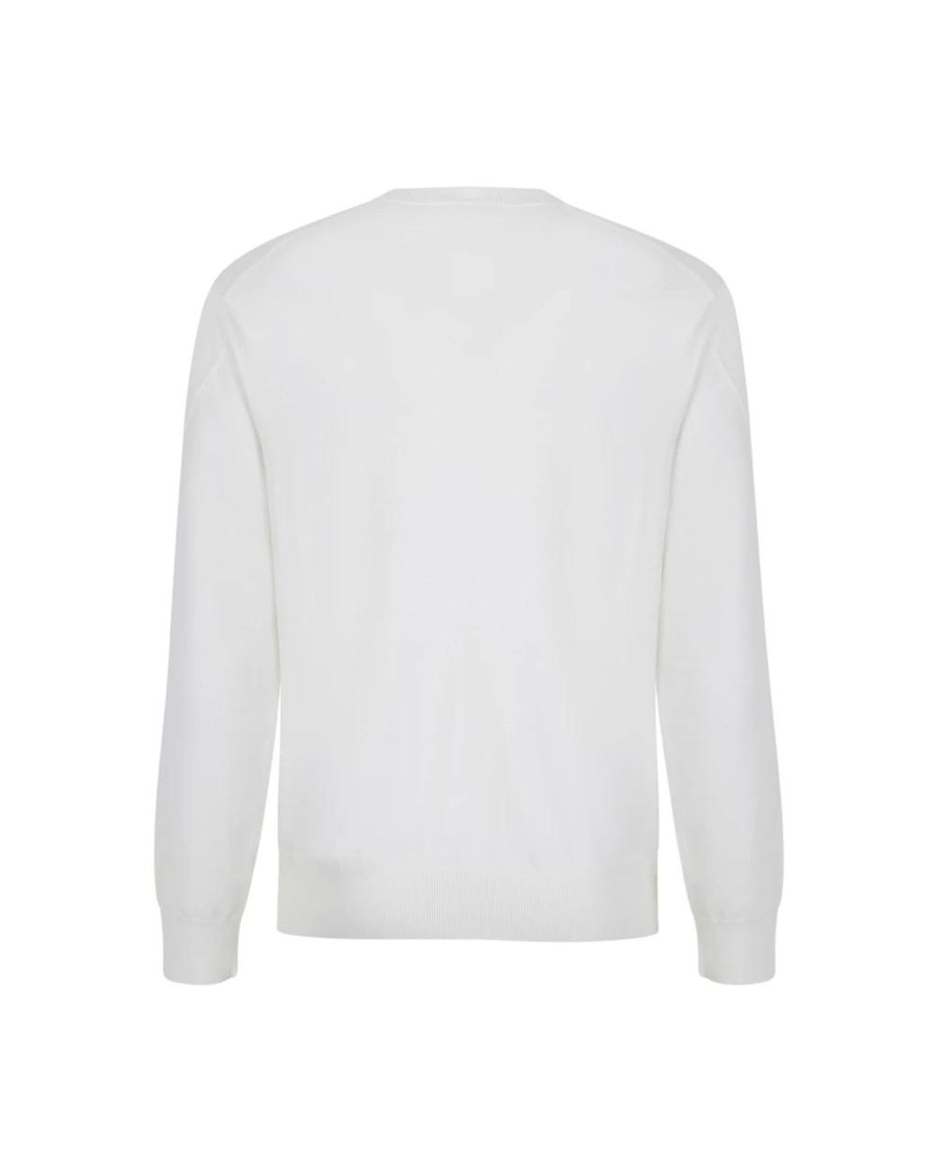 Givenchy White Round-Neck Knitwear for men