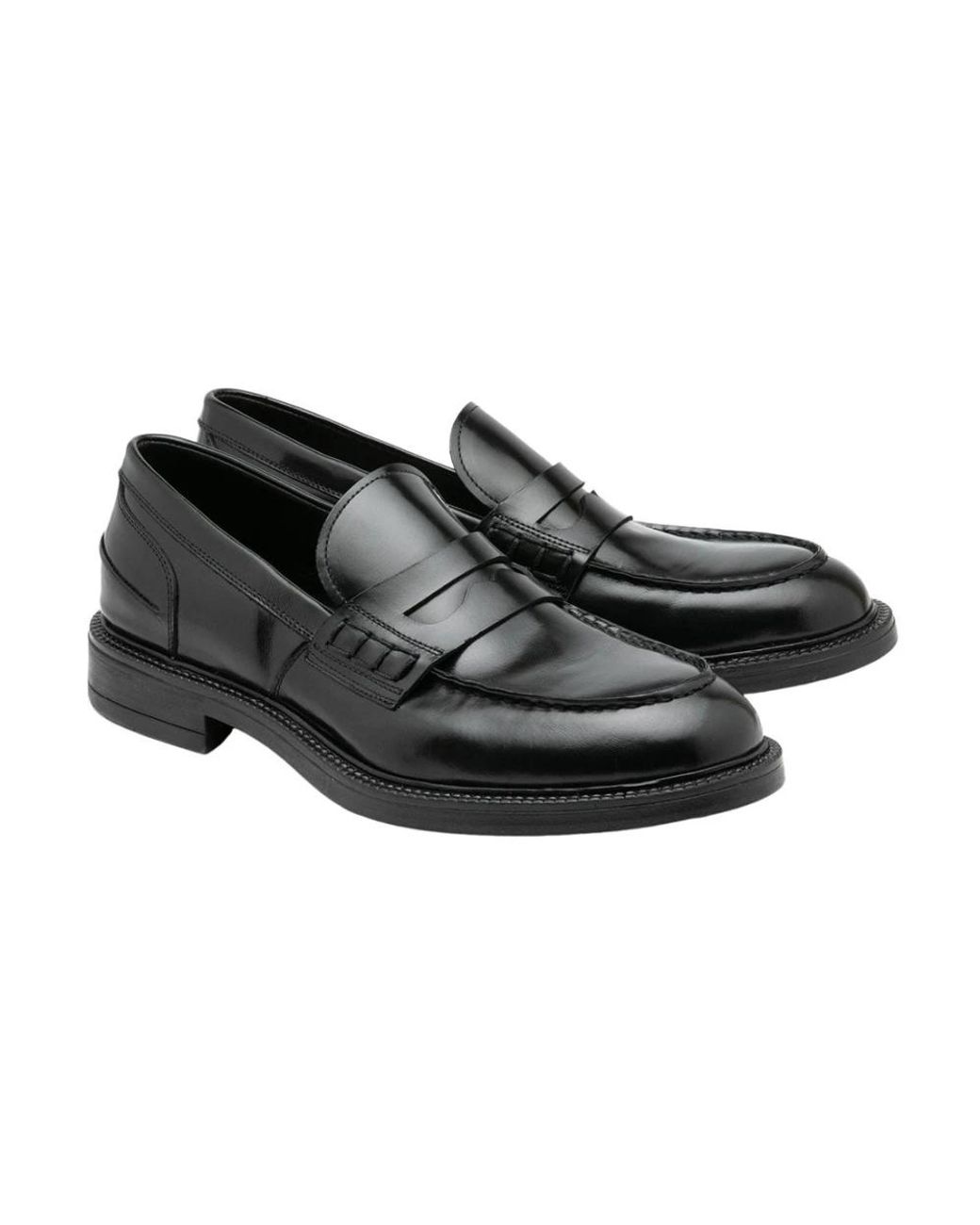 Alexander Hotto Black Loafers for men