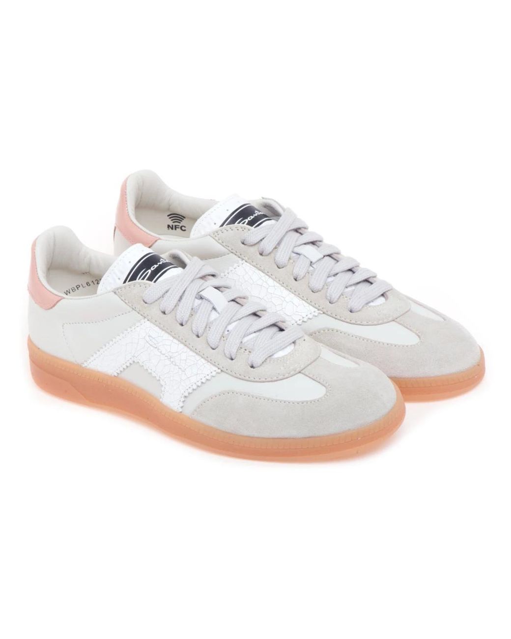 Santoni White Sneakers