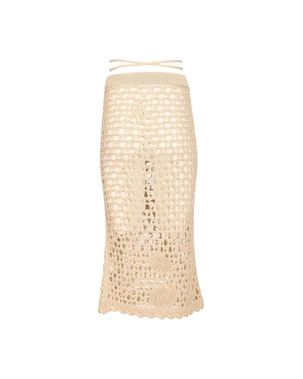 The Attico Natural Midi Skirts