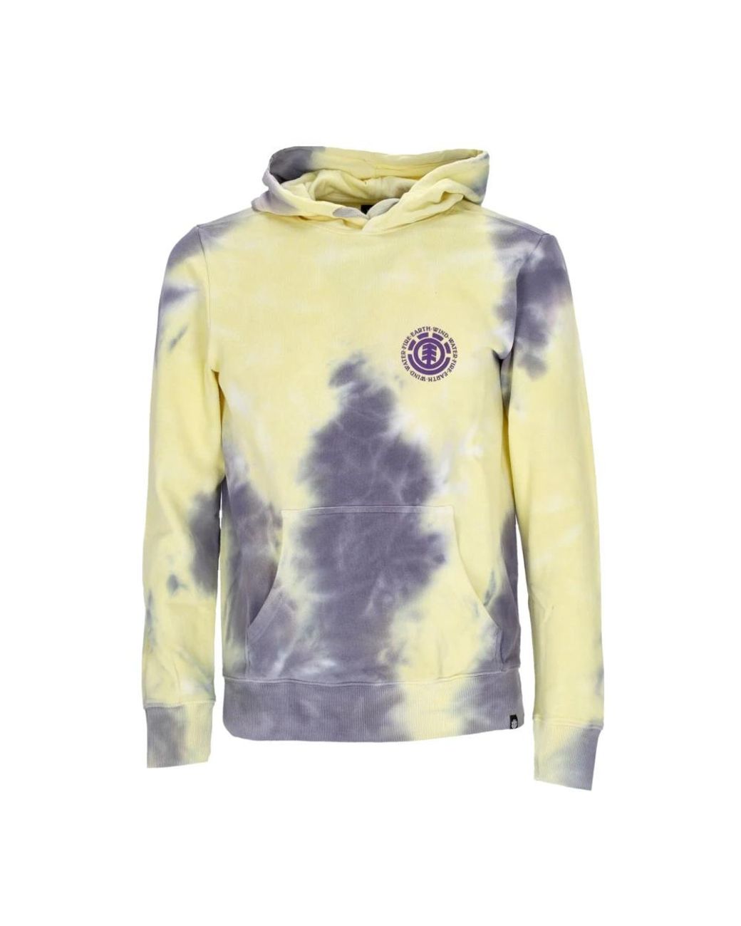 Element Hoodies & Sweatvesten ,Veelkleurig ,Katoen Tie Dye Lichtgewicht Hoodie Nine Iron in het Yellow voor heren