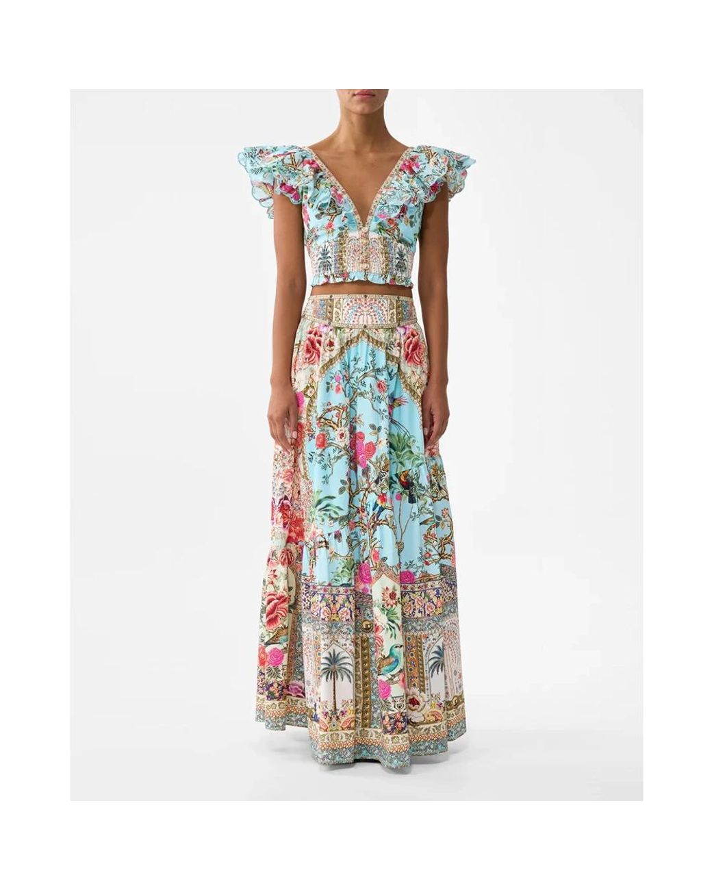 Camilla Blue Maxi Skirts