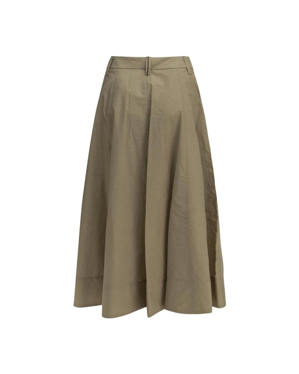 Brunello Cucinelli Green Midi Skirts