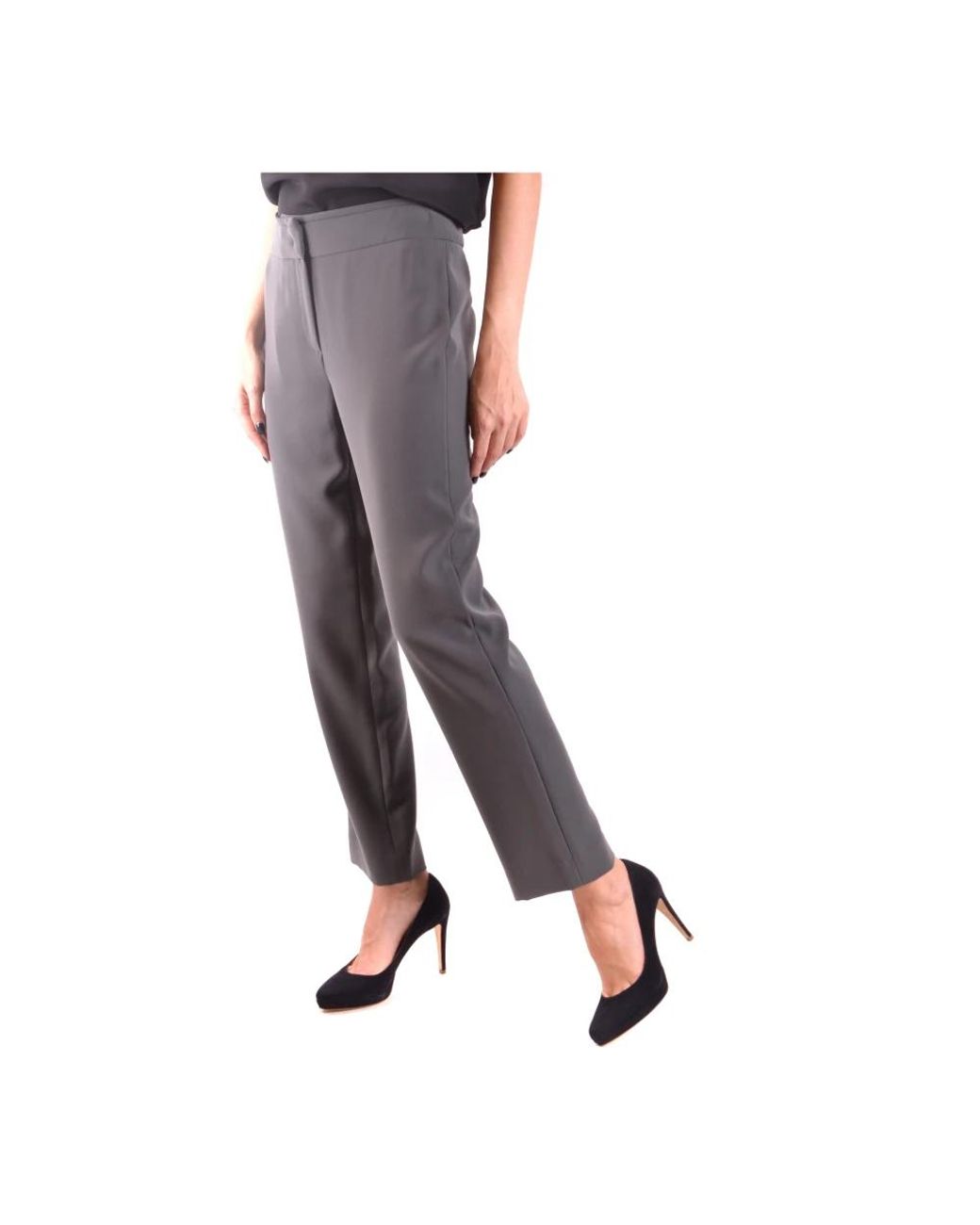 Armani Gray Straight Trousers