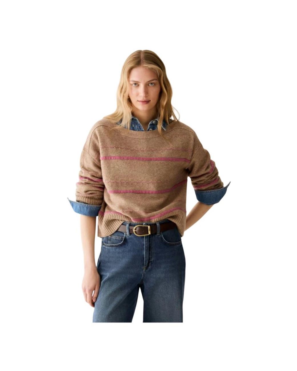 Pennyblack Brown Round-Neck Knitwear