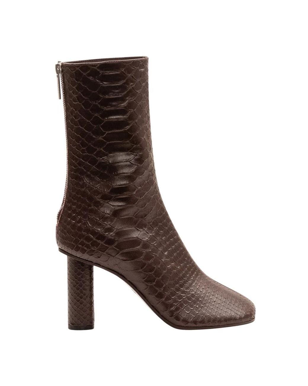 Paris Texas Brown Heeled Boots