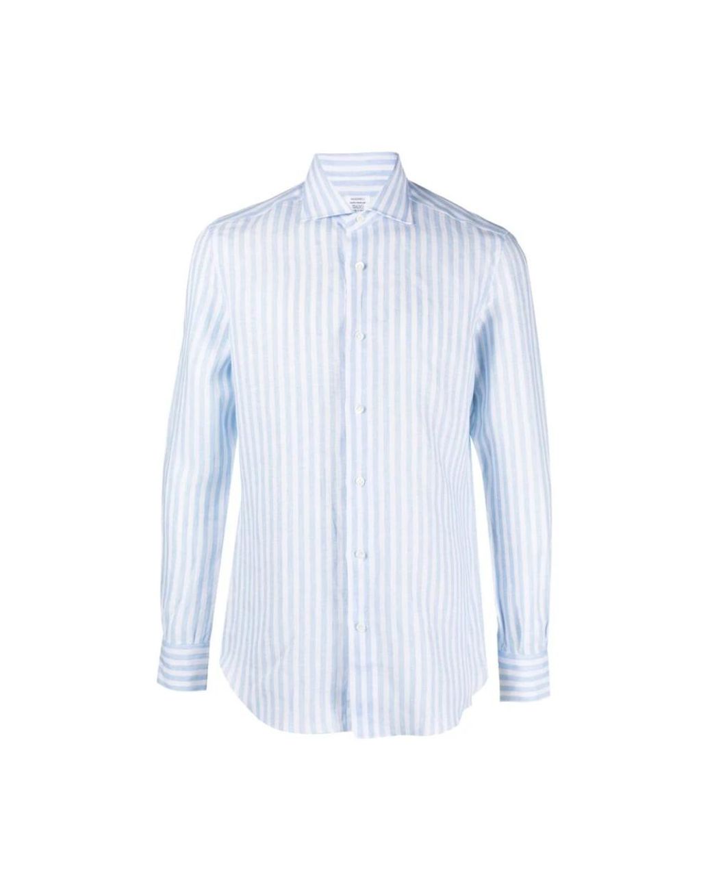 Mazzarelli Blue Casual Shirts for men