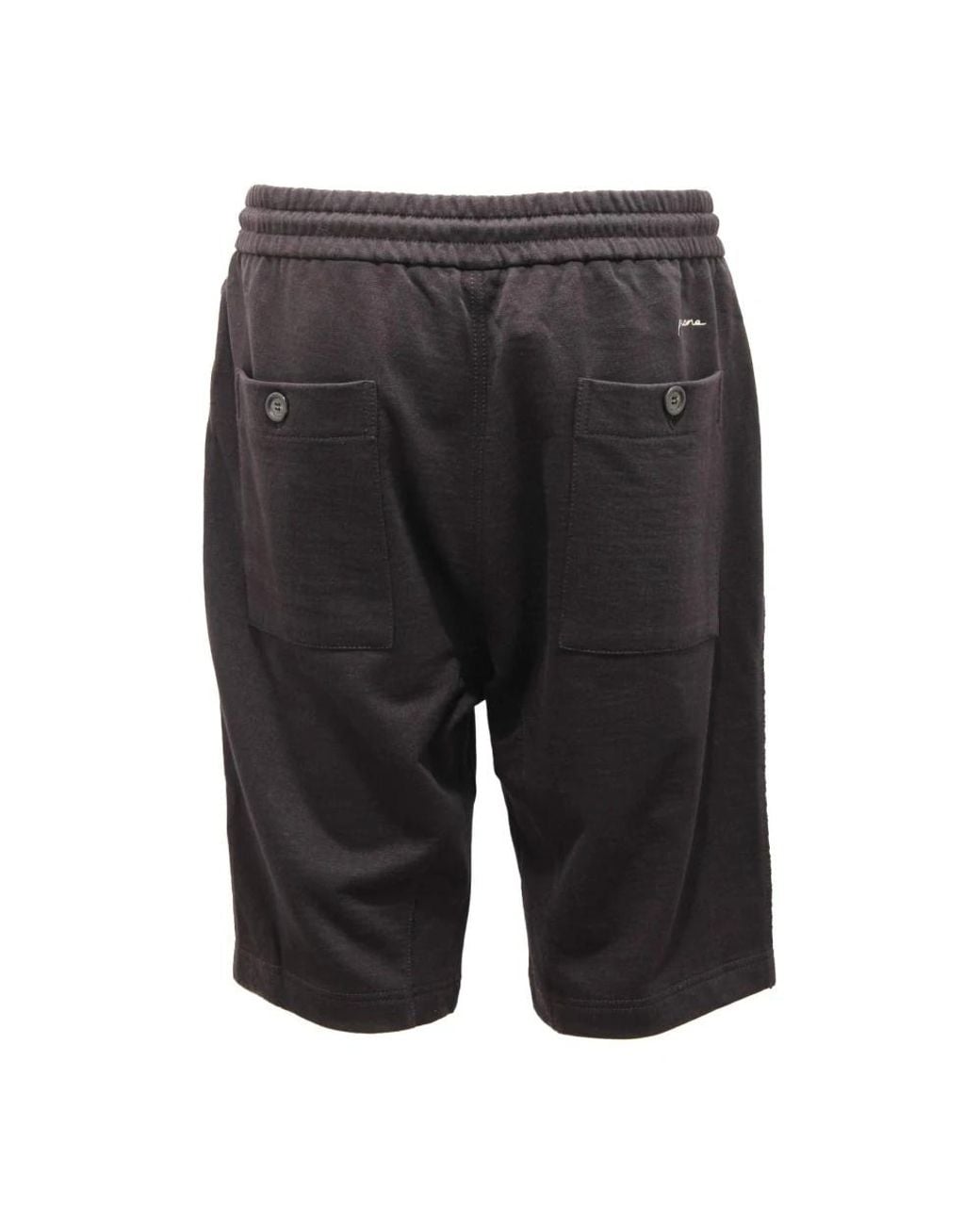 Paolo Pecora Black Casual Shorts for men