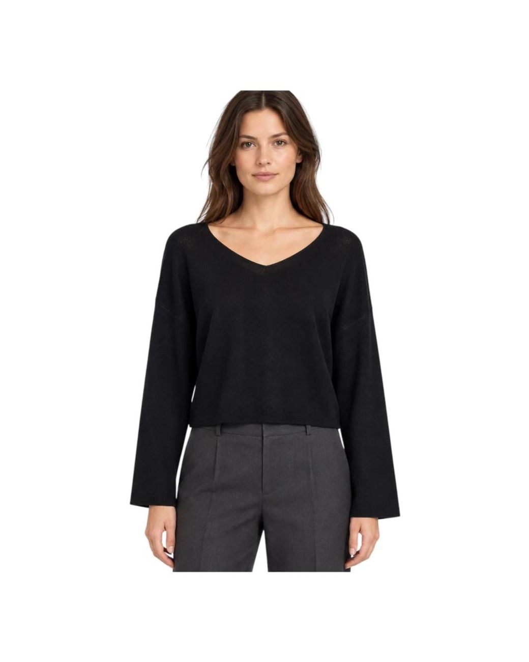 ONE & OTHER Black V-Neck Knitwear