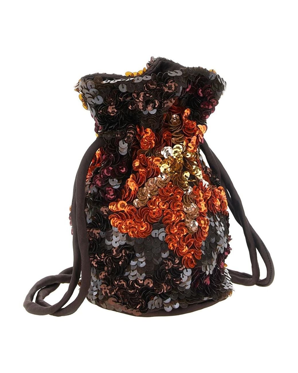 P.A.R.O.S.H. Brown Gla Schultertasche