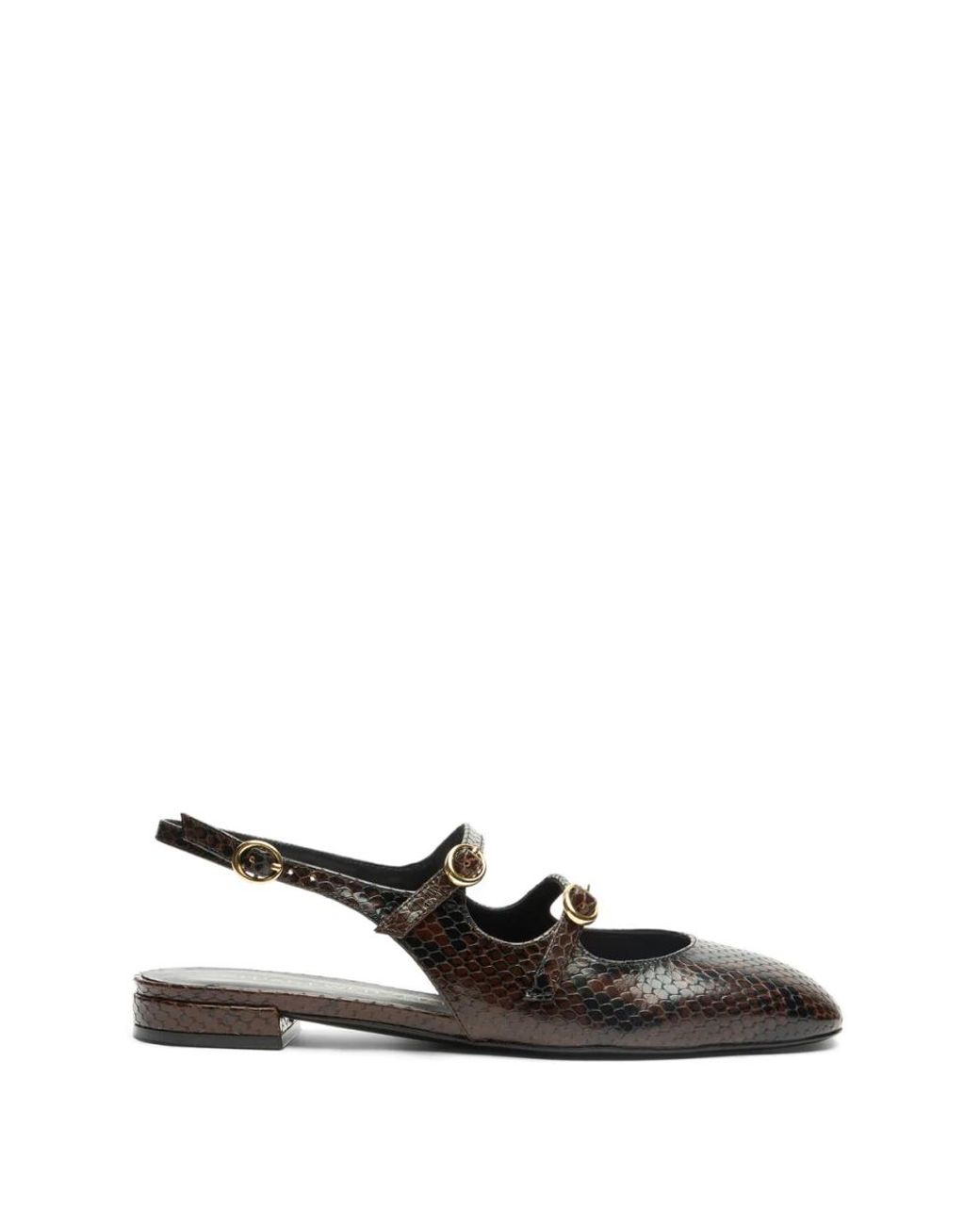 Stuart Weitzman Schoenen ,Bruin ,Mary Jane Slingback Schoenen in het Black