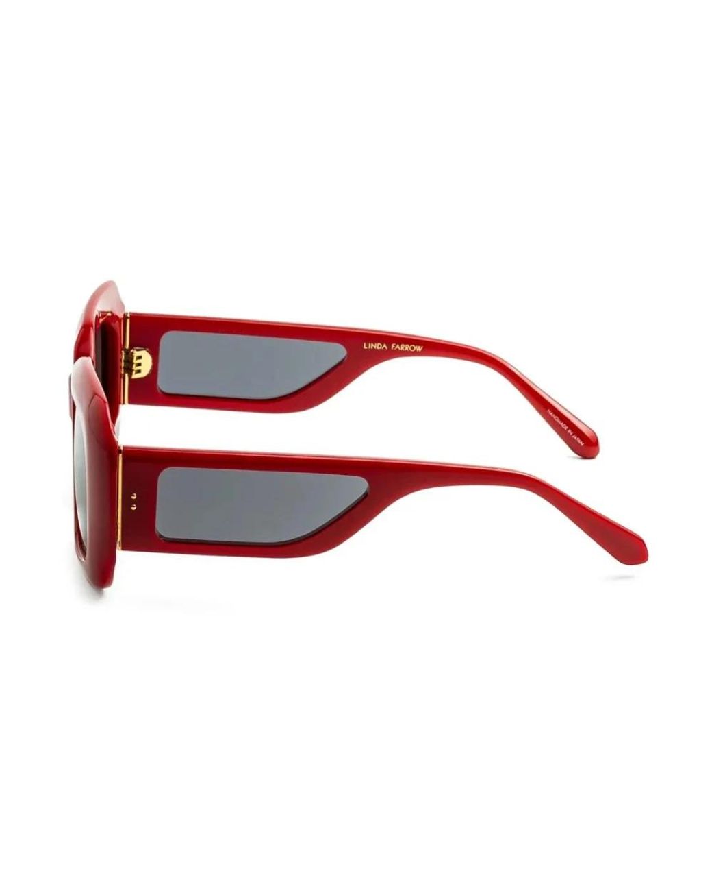 Linda Farrow Red Sunglasses
