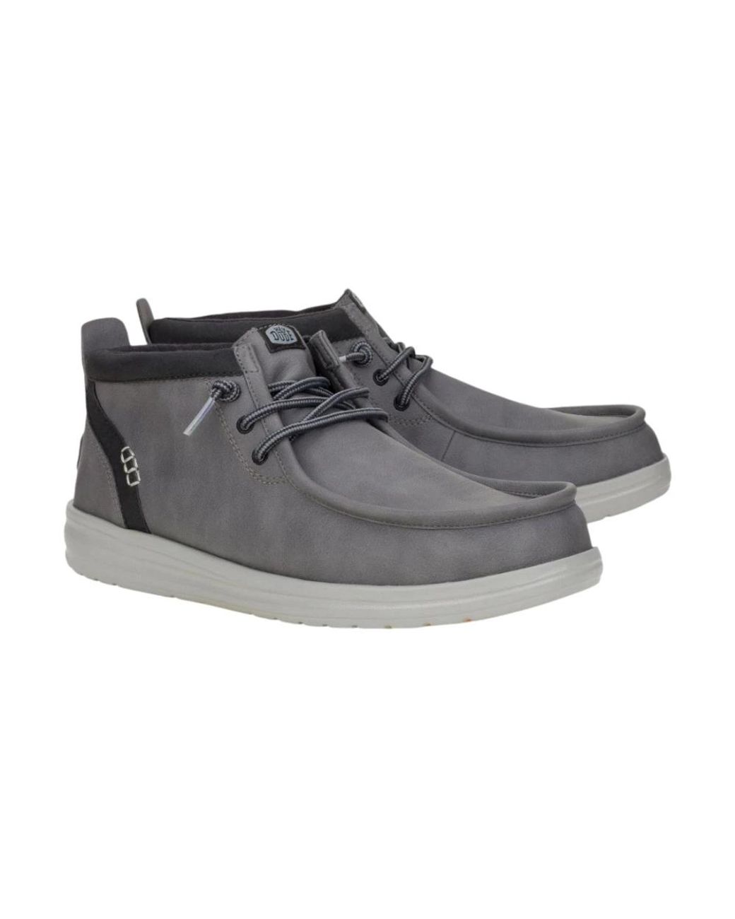 HeyDude Black Lace-Up Boots for men