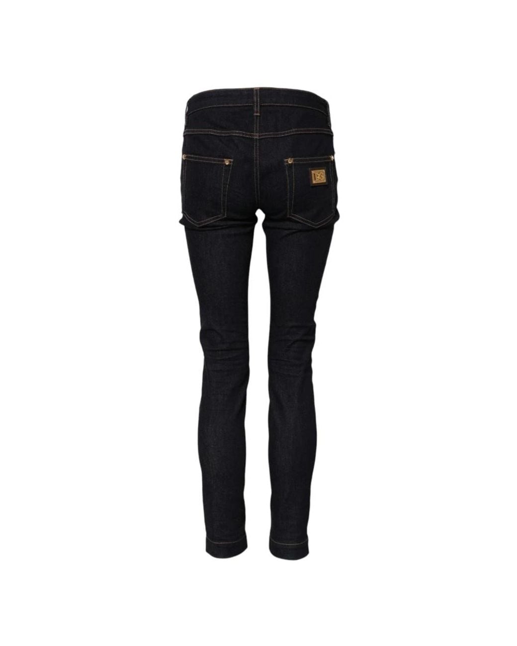 Dolce & Gabbana Black Skinny Fit Jeans