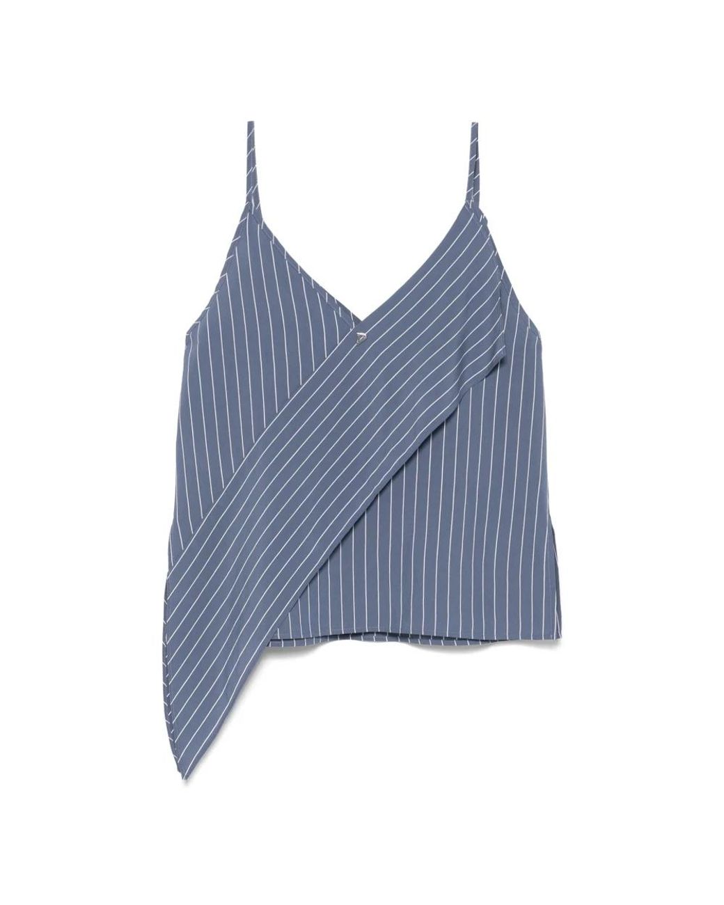 Dondup Blue Sleeveless Tops