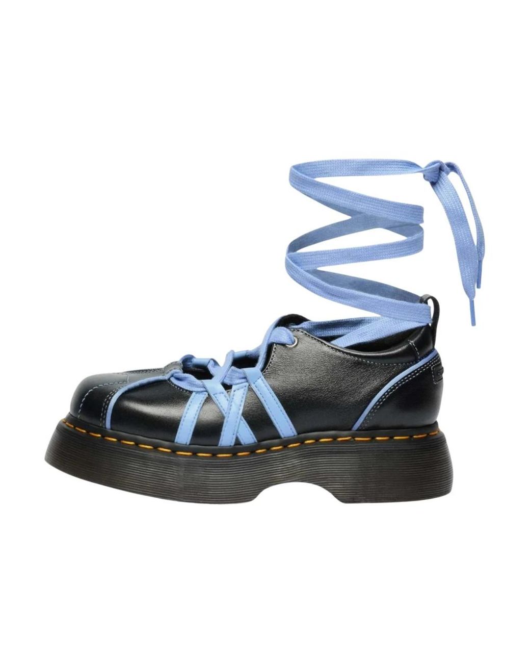 Dr. Martens Blue Laced Shoes