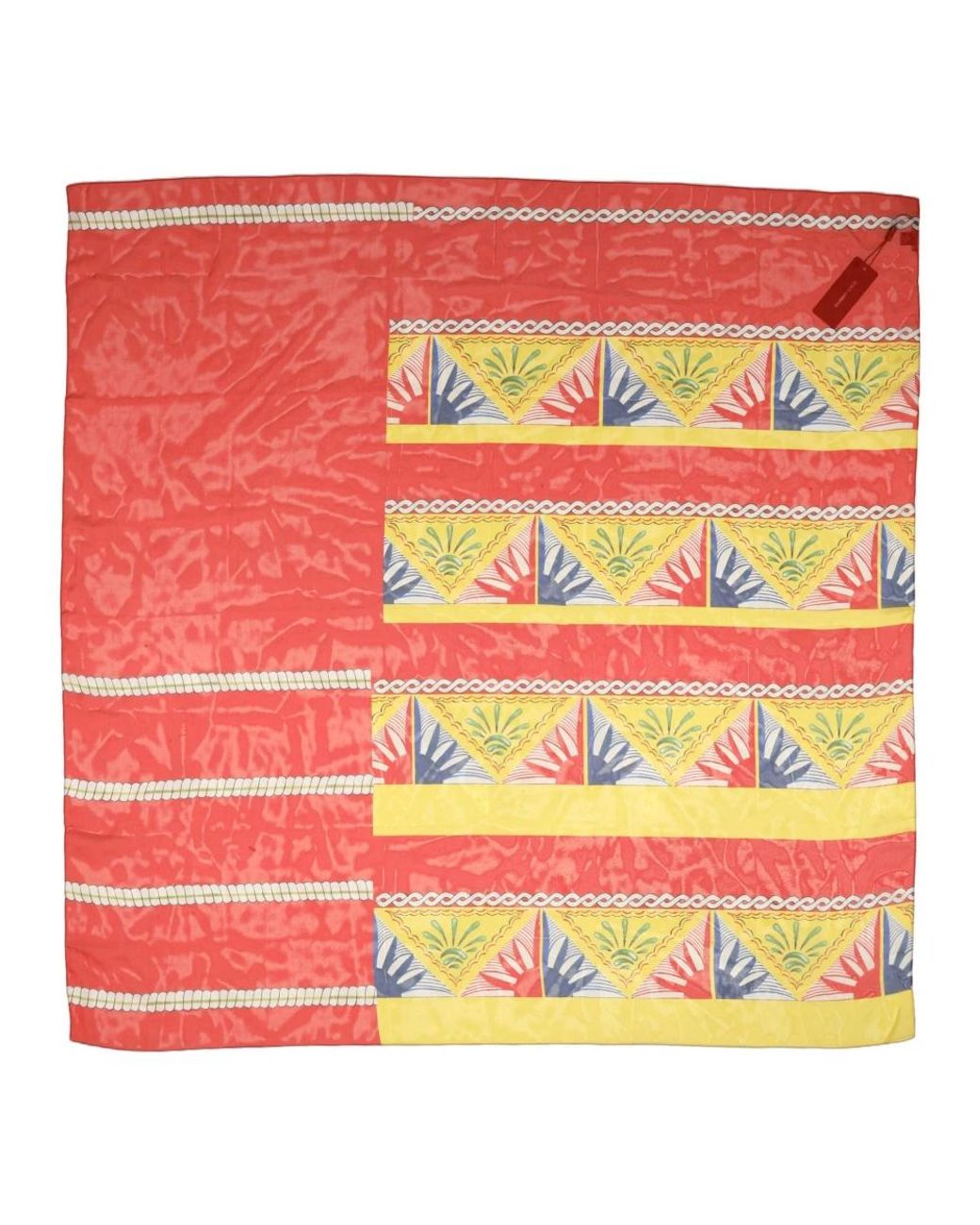 Dolce & Gabbana Red Silk Scarves