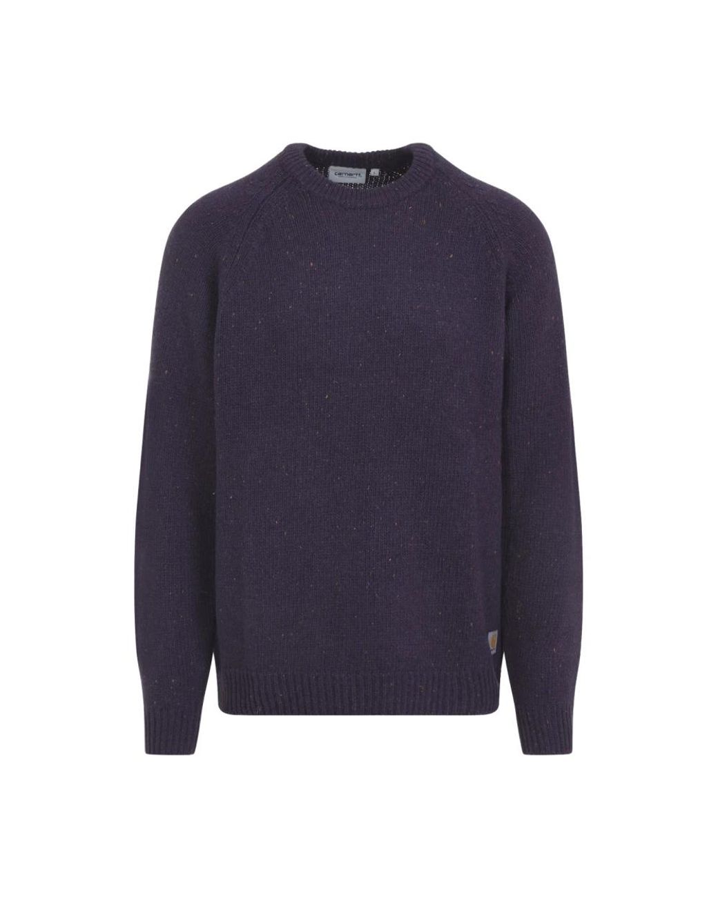 Carhartt Blue Round-Neck Knitwear for men
