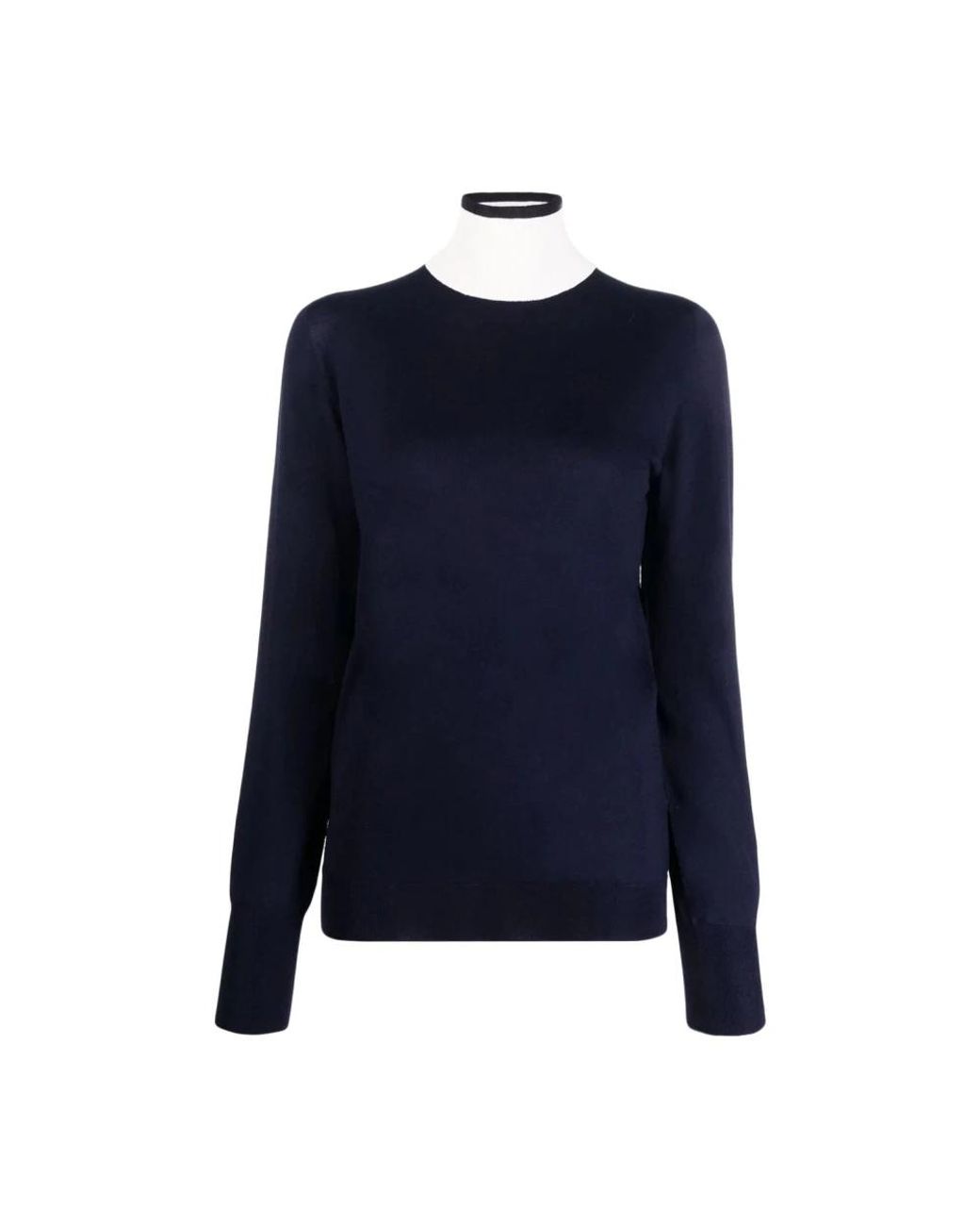 Jil Sander Blue Turtlenecks