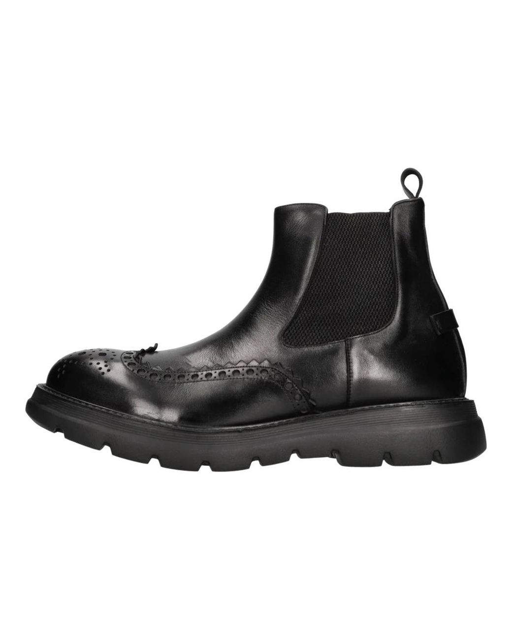 Hundred 100 Black Chelsea Boots for men