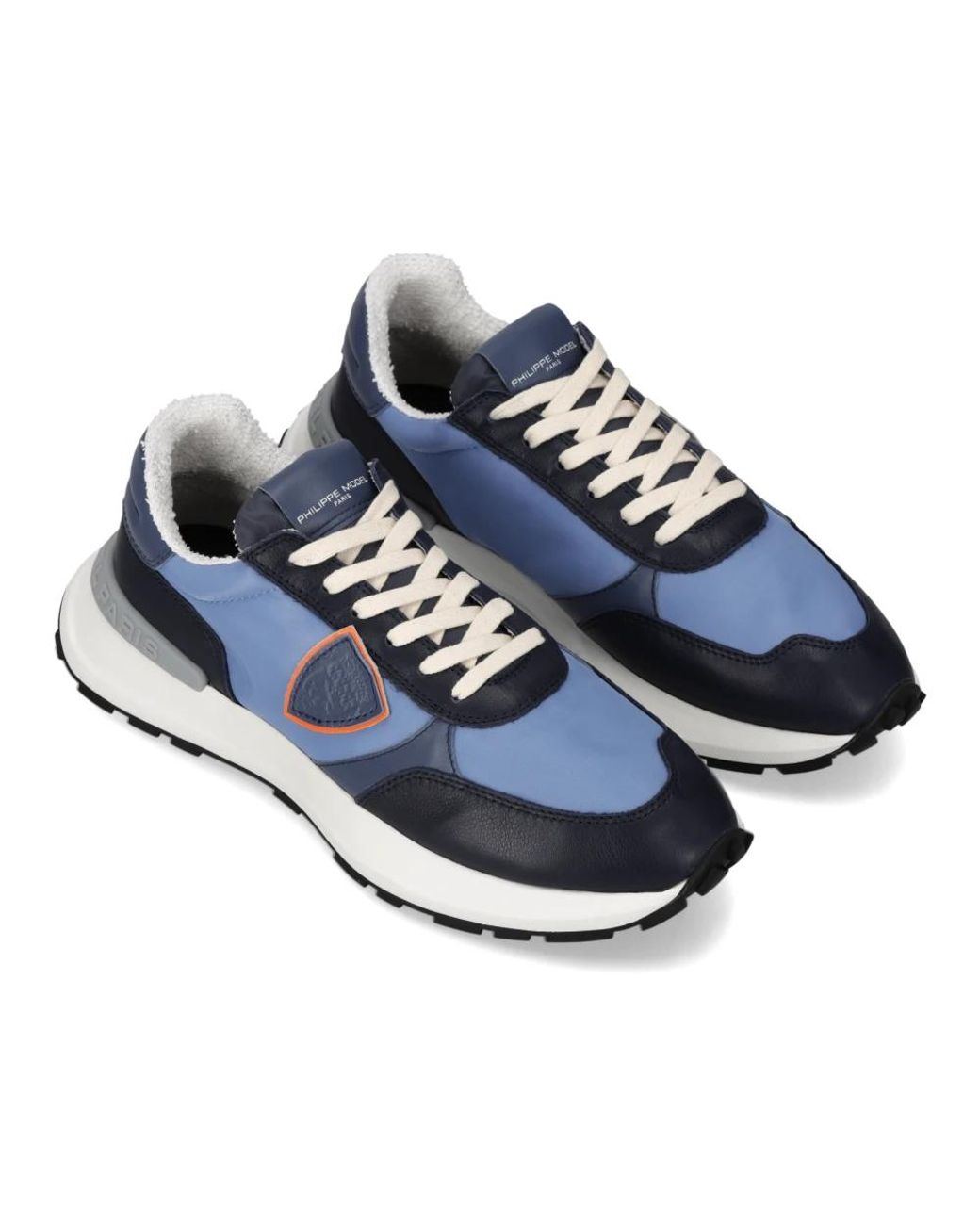 Philippe Model Blue Sneakers for men