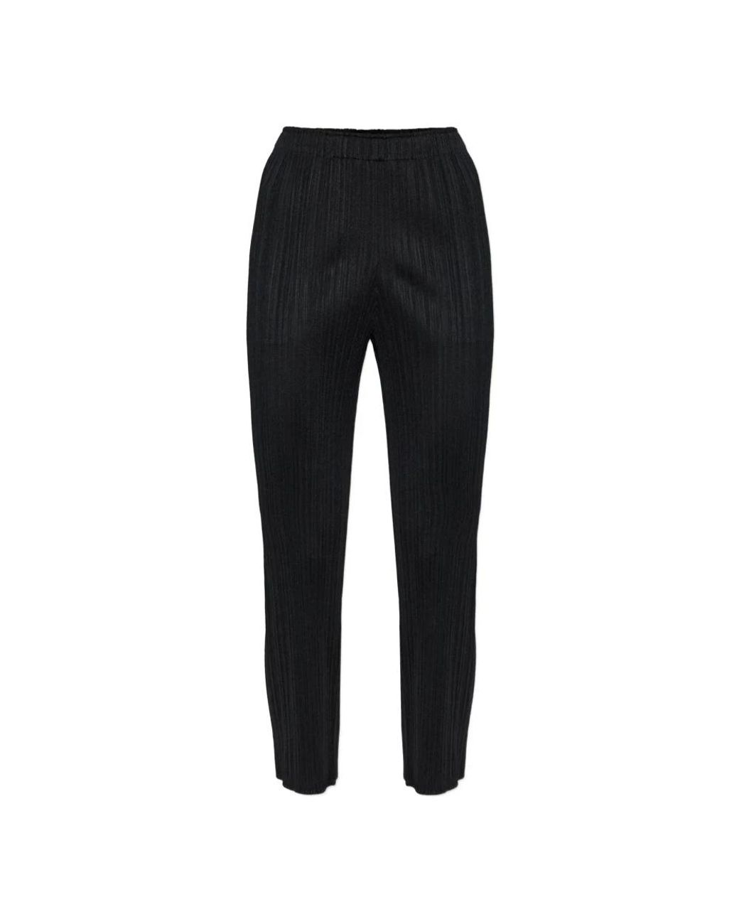 Issey Miyake Black Cropped Trousers