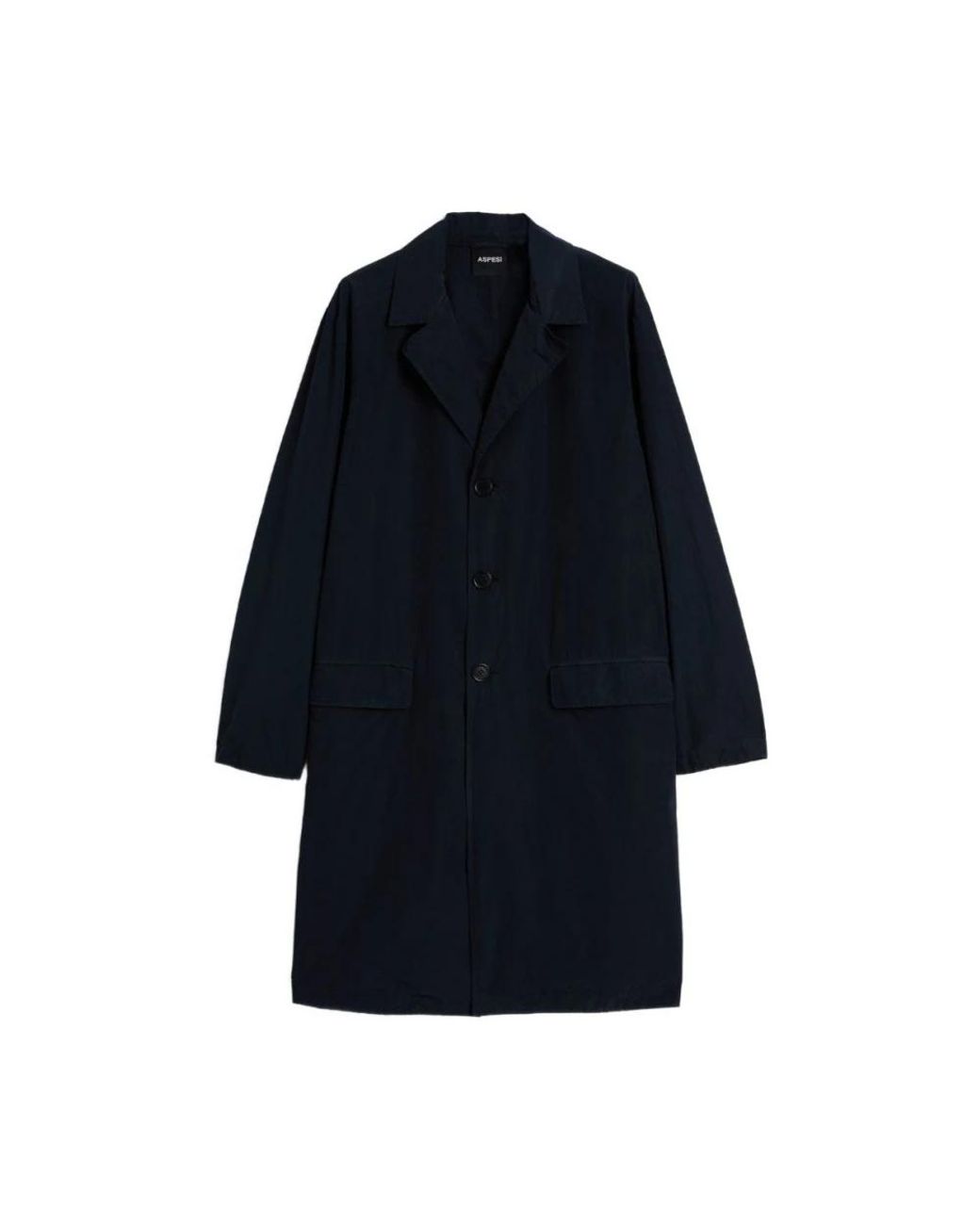 Single-Breasted Coats Aspesi pour homme en coloris Blue