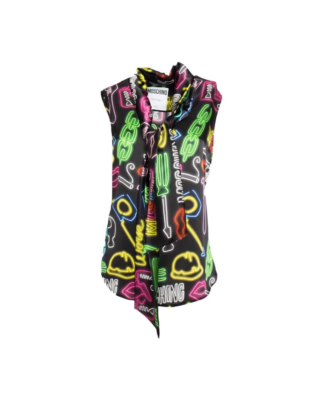 Moschino Green Sleeveless Tops