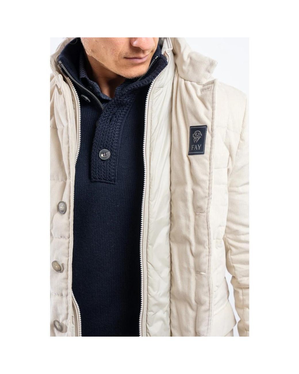 Down Jackets Fay pour homme en coloris Natural