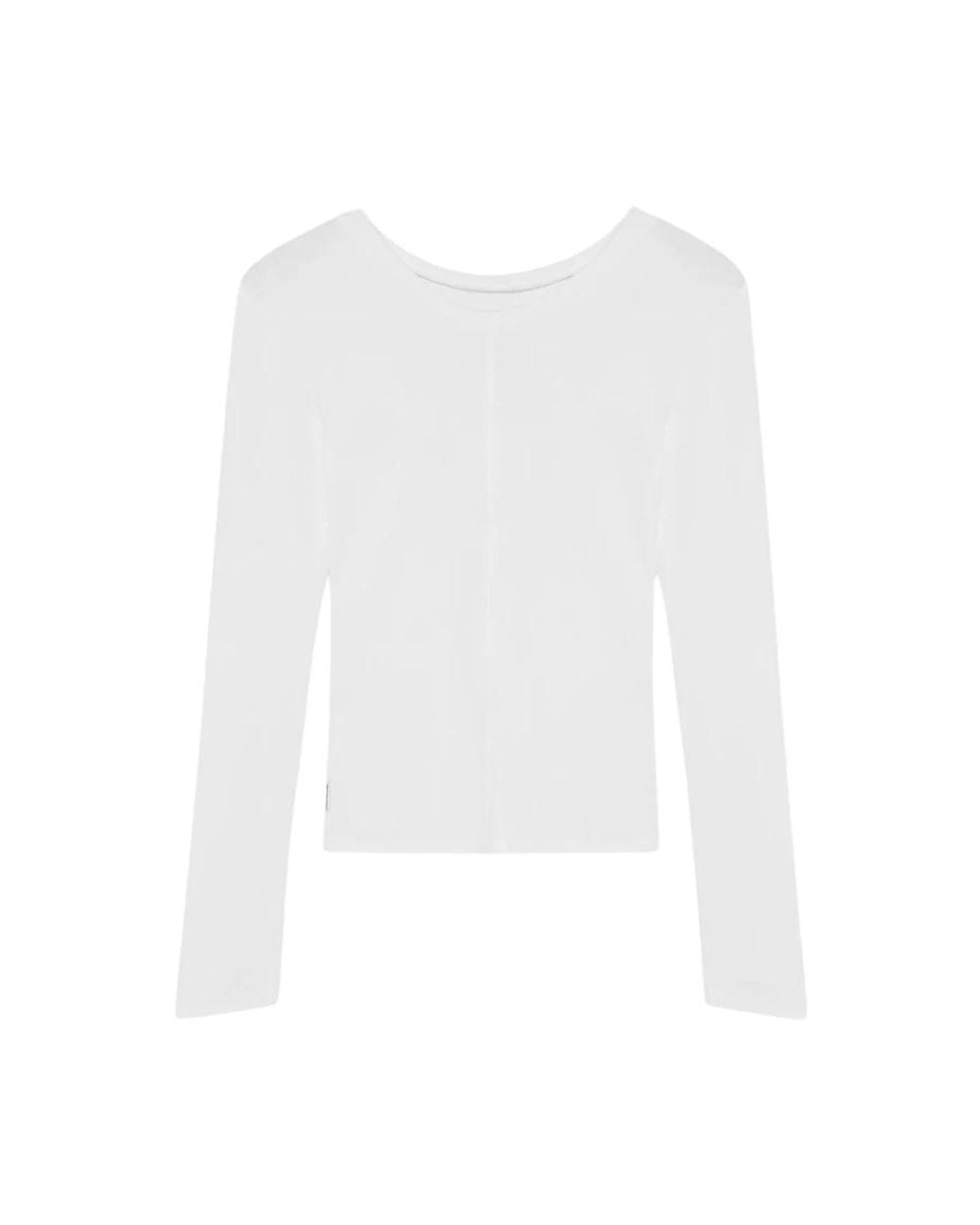 Won Hundred White Long Sleeve T-Shirts