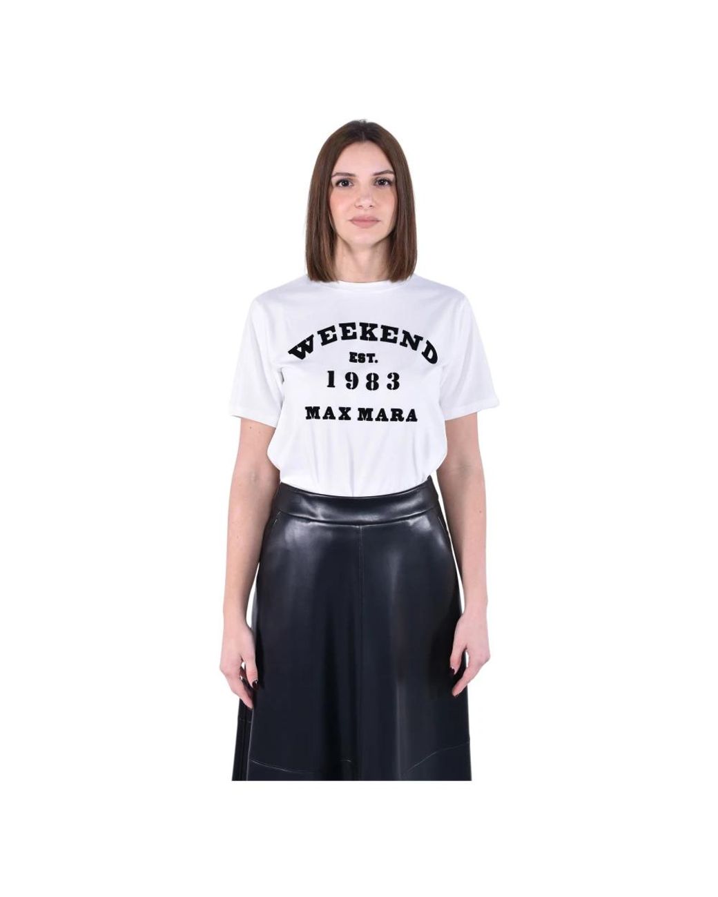 Leather Skirts Weekend by Maxmara de color Blue