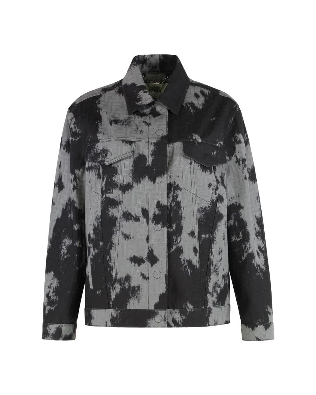 Fendi Gray Denim Jackets