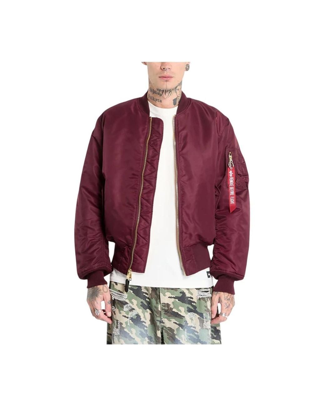 Bomber Jackets Alpha Industries pour homme en coloris Red