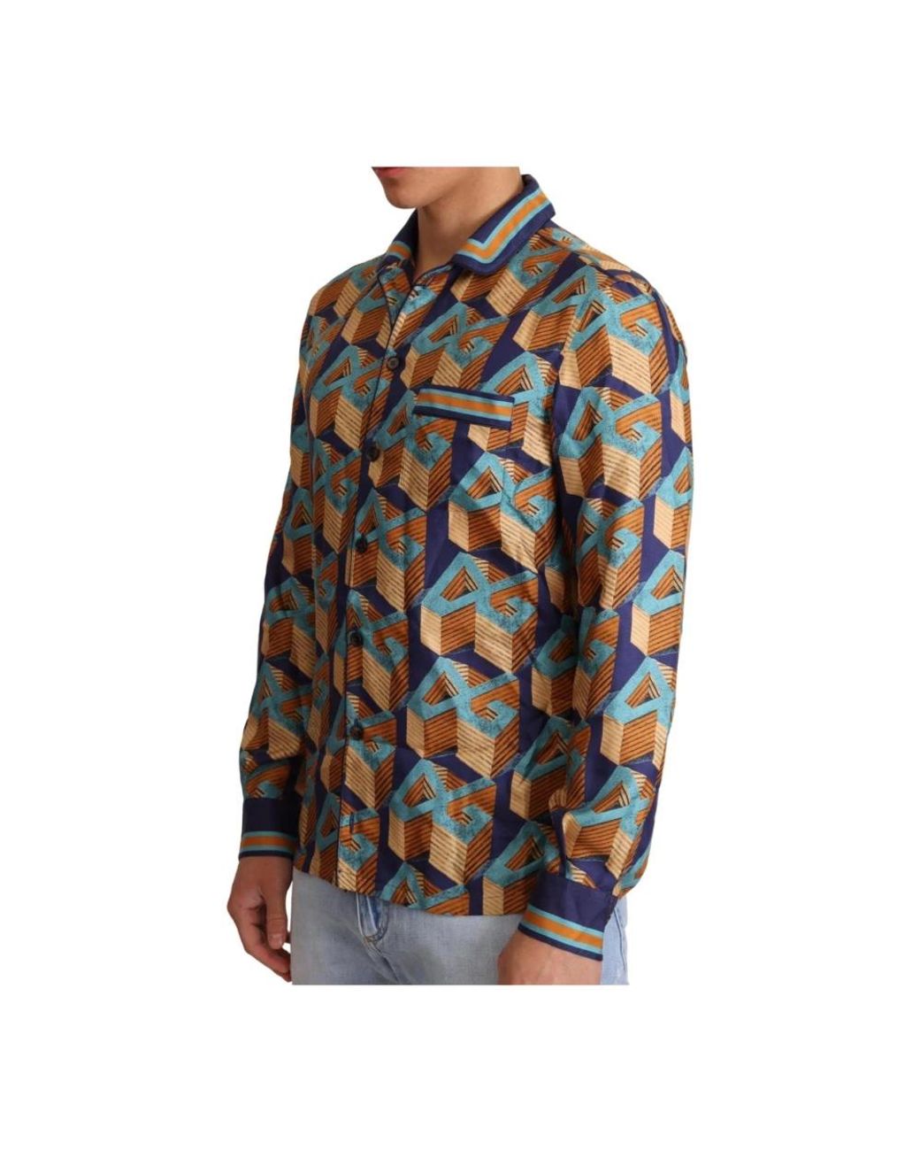 Dolce & Gabbana Multicolor Casual Shirts for men