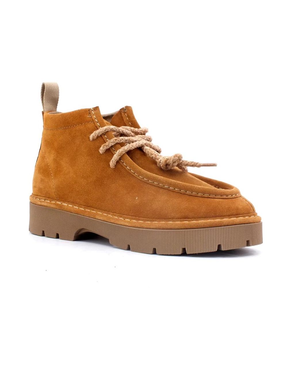 Pànchic Brown Lace-Up Boots