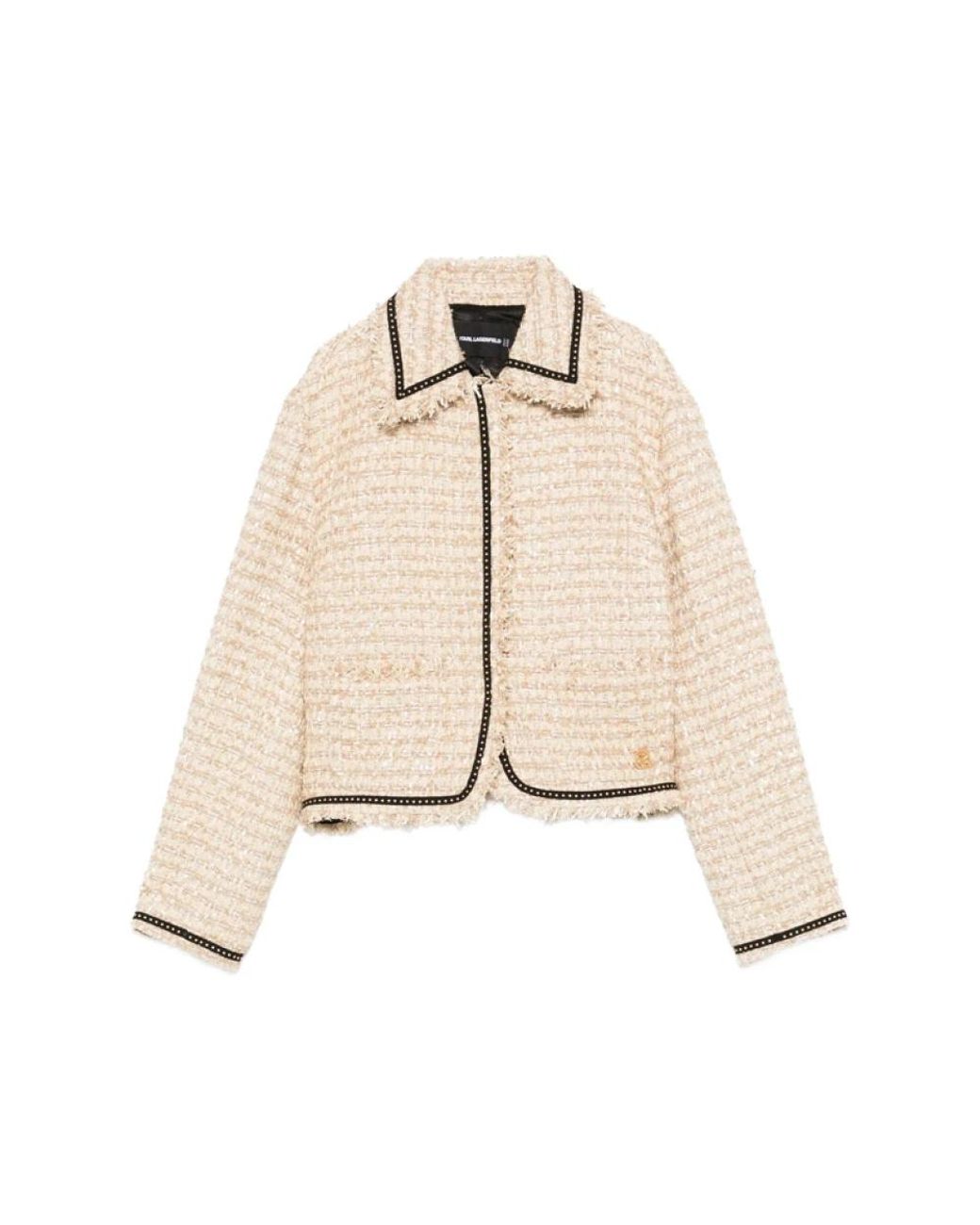 Karl Lagerfeld Natural Tweed Jackets