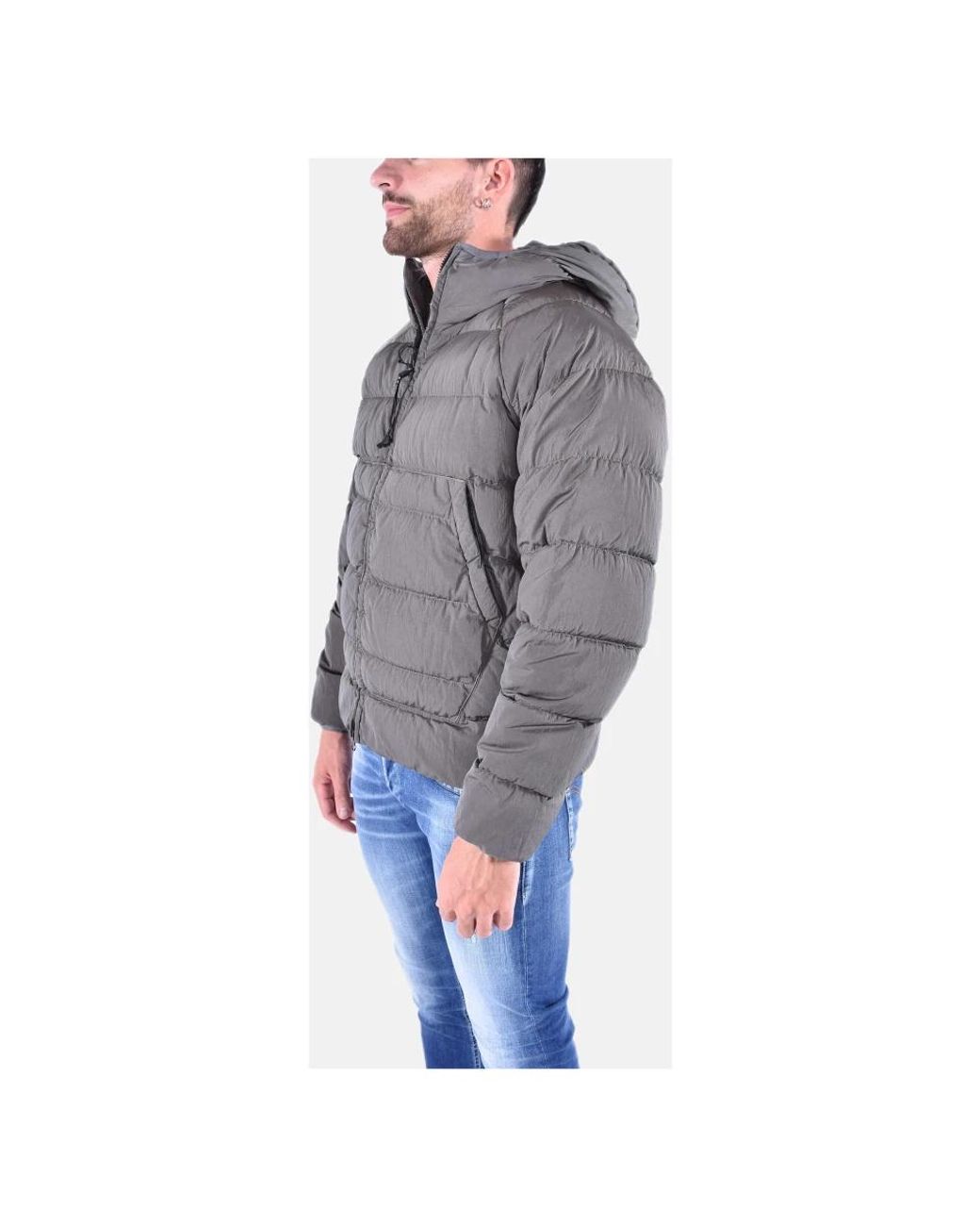 C P Company Gray Winter Jackets for men