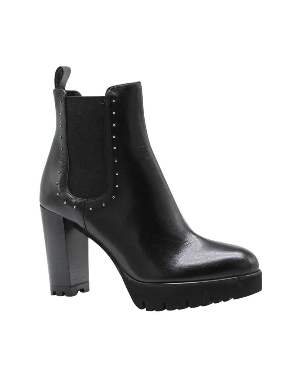 Luca Grossi Black Heeled Boots