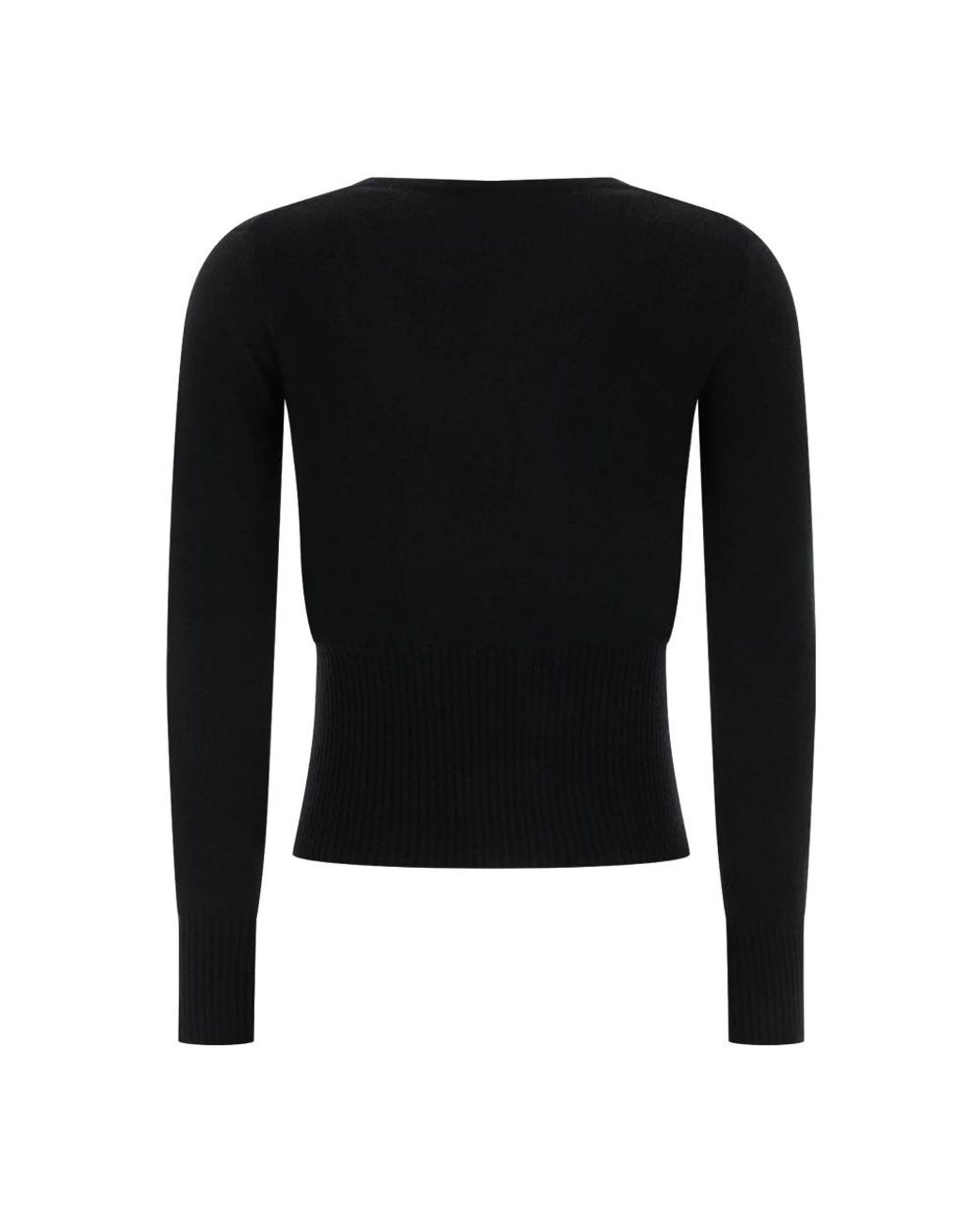Max Mara Black Rundhals-Strickware
