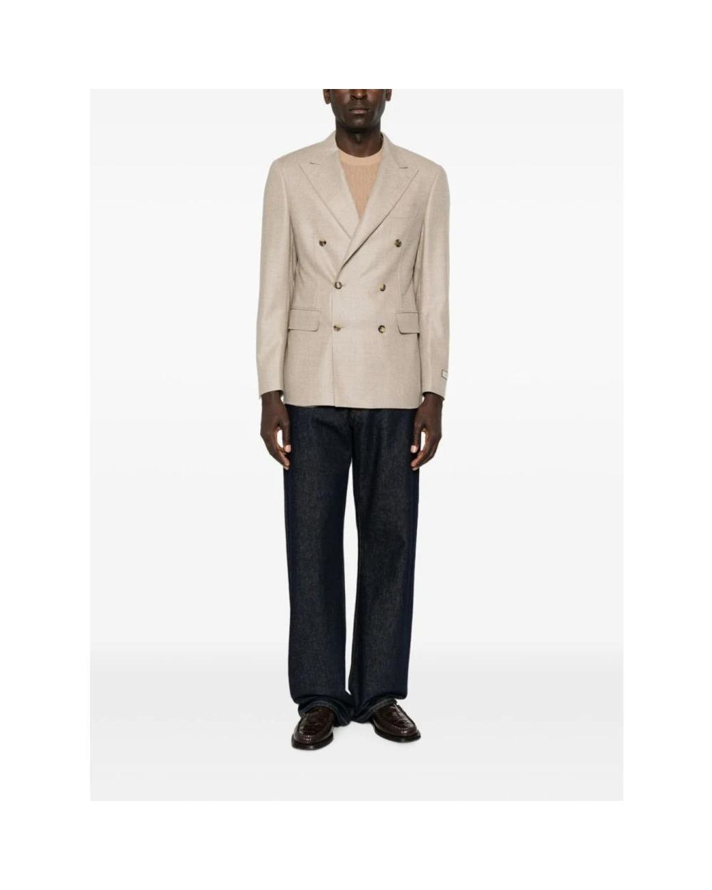 Blazers Canali de hombre de color Natural