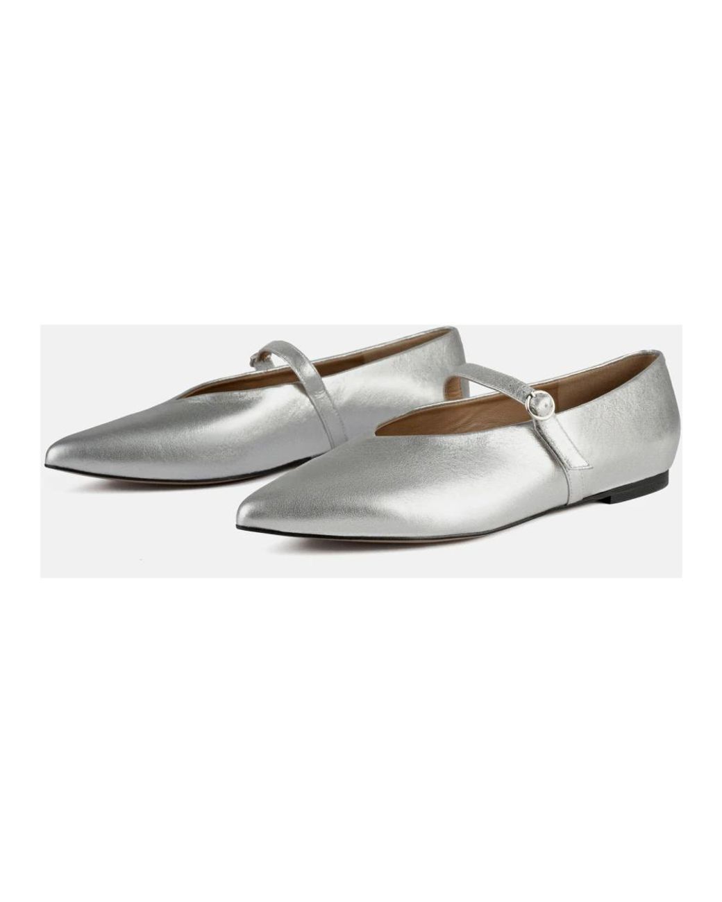 L37 Metallic Ballerinas