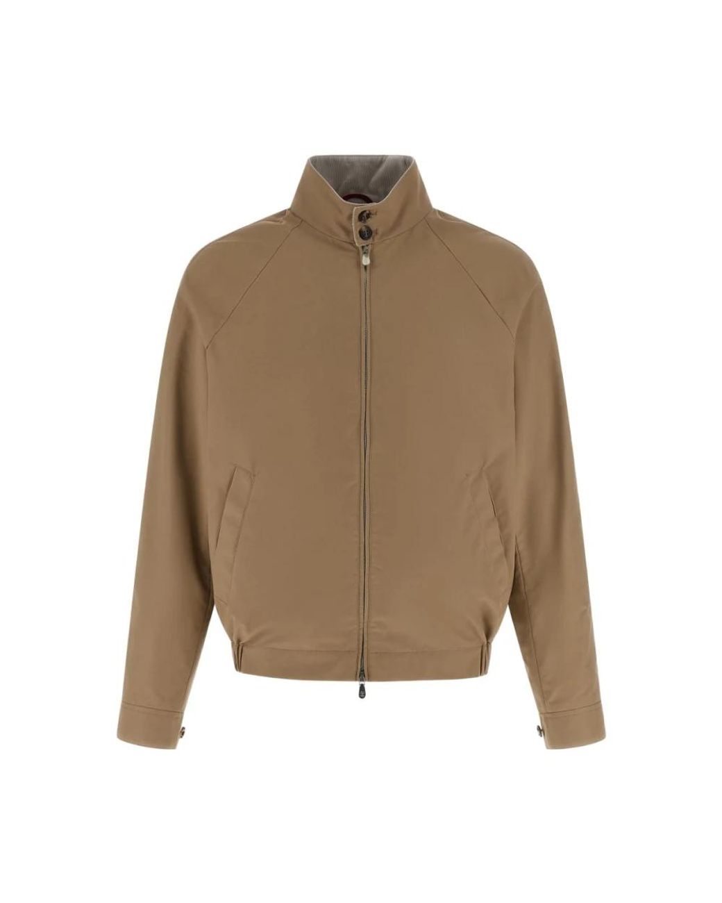 Brunello Cucinelli Natural Bomber Jackets for men