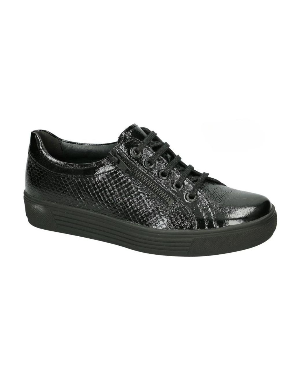 SOLIDUS Black Kaja Sneaker