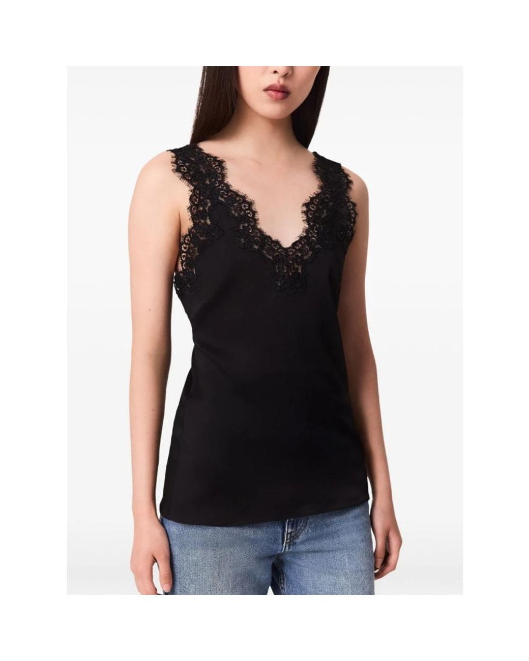 Stella McCartney Black Sleeveless Tops
