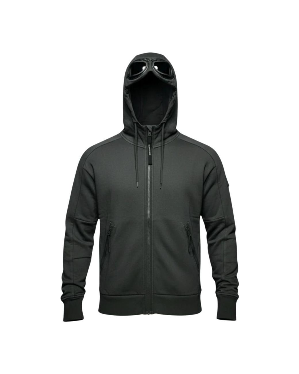 C P Company Black Zip-Throughs for men