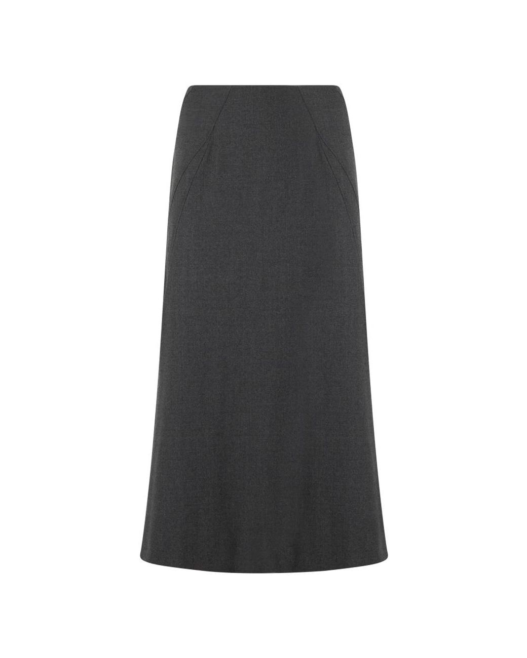 Alberta Ferretti Gray Midi Skirts